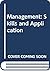 Management: Skills and Application