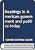 Readings in American government and politics today