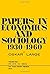 Papers in economics and sociology,
