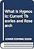 What Is Hypnosis by Peter L.N. Naish