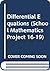 Differential Equations (Sch...