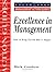 Excellence in Management (Management Action Guides)