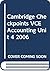 Cambridge Checkpoints VCE Accounting Unit 4 2006 by Tim Joyce