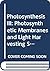 Encyclopedia of Plant Physiology, Volume 19: Photosynthesis III: Photosynthetic Membranes and Light Harvesting Systems