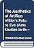 The Aesthetics of Artifice: Viilier's Future Eve (Ams Studies in the Nineteenth Century)