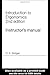 Introduction to Ergonomics Instructor's Manual
