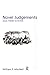 Novel Judgements (Discourses of Law)