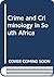 Crime and Criminology in So...