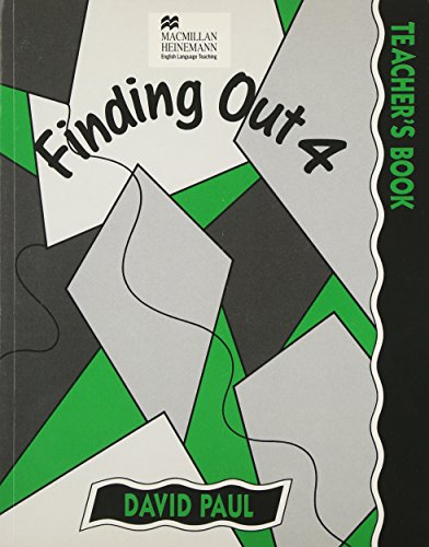 Finding Out-Teacher's Book: Level 4 (Finding-Out Books) (No. 4)