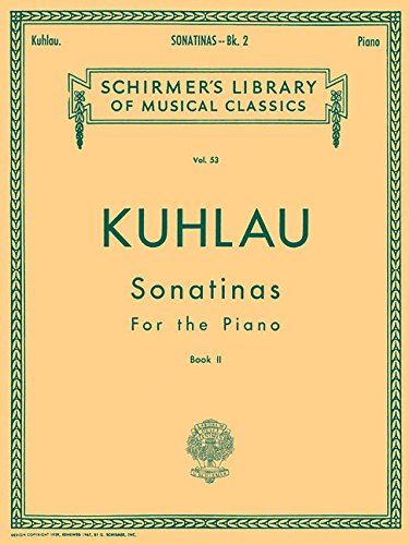 Sonatinas - Book 2: Schirmer Library of Classics Volume 53 Piano Solo (Paperback)