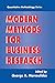 Modern Methods for Business Research (Quantitative Methodology Series)