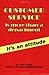 Customer Service Is More Than a Department by Tom     Reilly
