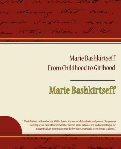 Marie Bashkirtseff from Childhood to Girlhood (Paperback)