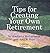 Tips for Creating Your Own Retirement by Kathleen McCormack