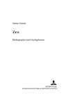 Zen: Bibliographie nach Sachgebieten (Schriften zur Meditation und Meditationsforschung) (German Edition)