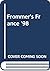 Frommer's France '98