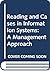 Reading & Cases in Information Systems by Judith R. Gordon