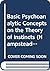 Basic Psychoanalytic Concep...