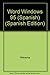 Word Windows 95 (Spanish) by INC. IDG BOOKS WORLDWIDE