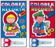 Colorea y recorta (2 Títulos) (Spanish Edition)