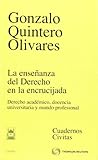 La enseñanza del Derecho en la encrucijada - Derecho académico, docencia universitaria y mundo profesional