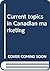 Current topics in Canadian marketing by James G. Barnes