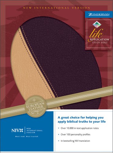 Life Application Study Bible New International Version/Desert Sand/Port/European Leather