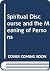 Spiritual Discourse and the Meaning of Persons