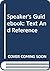 A Speaker's Guidebook 2e and Student CD-Rom for Speaker's Guidebook 2e: Text and Reference