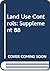Supplement to Land Use '88