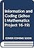 Information and Coding (Sch...