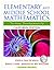 Elementary and Middle School Mathematics: California Edition