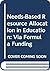 Needs-Based Resource Allocation in Education by Rosalind Levacic
