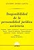 Inoponibilidad de La Personalidad Juridica Societaria (Spanish Edition)