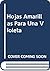 Hojas Amarillas Para Una Violeta (Spanish Edition)