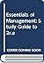 Essentials of Management: Study Guide to 2r.e