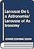 Larousse de la astronomía