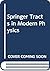 Springer Tracts in Modern P...