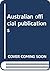 Australian official publica...