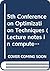 5th Conference on Optimizat...