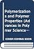 Advances in Polymer Science, Volume 43 by V.S.C. Chang