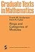 Rings and categories of modules (Graduate texts in mathematics)