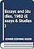 Essays and Studies, 1982 by English Association