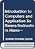 Introduction to Computers and Application Software/Instructors Manual