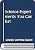Science Experiments You Can Eat