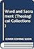 Word and sacrament;: Papers...