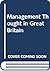 Management Thought in Great...