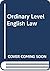 "O" level English law