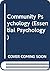 Community psychology