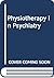 Physiotherapy in Psychiatry